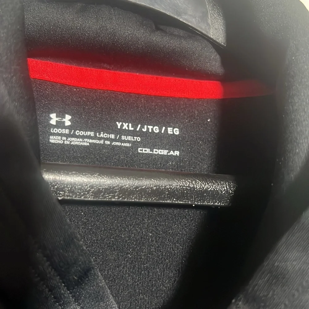 Under Armour Black and Red Hoodie